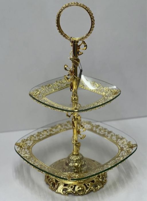 Этажерка стеклянная