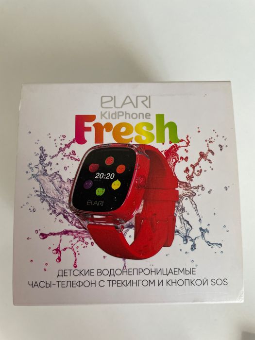 Детски смарт часовник Elari KidPhone Fresh – водоустойчив, SOS, GPS
