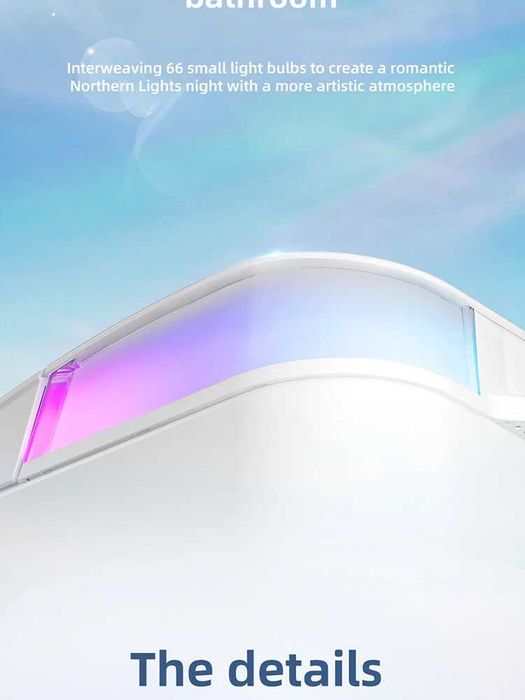 Мултифункционална смарт тоалетна с биде, подгрев, сушене, масаж M202