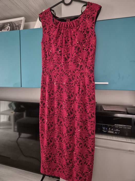 Rochie eleganta cocktail Crăciun eveniment măsură 36 Swing