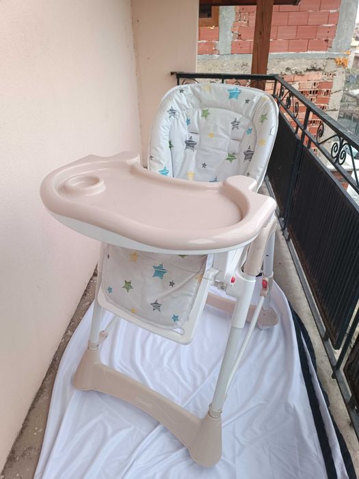 Детски стол за хранене Chipolino (с пухена седалка и табла)