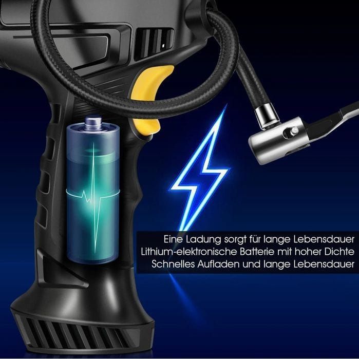 Pompă electrică de aer cu baterie de 2000 mAh
