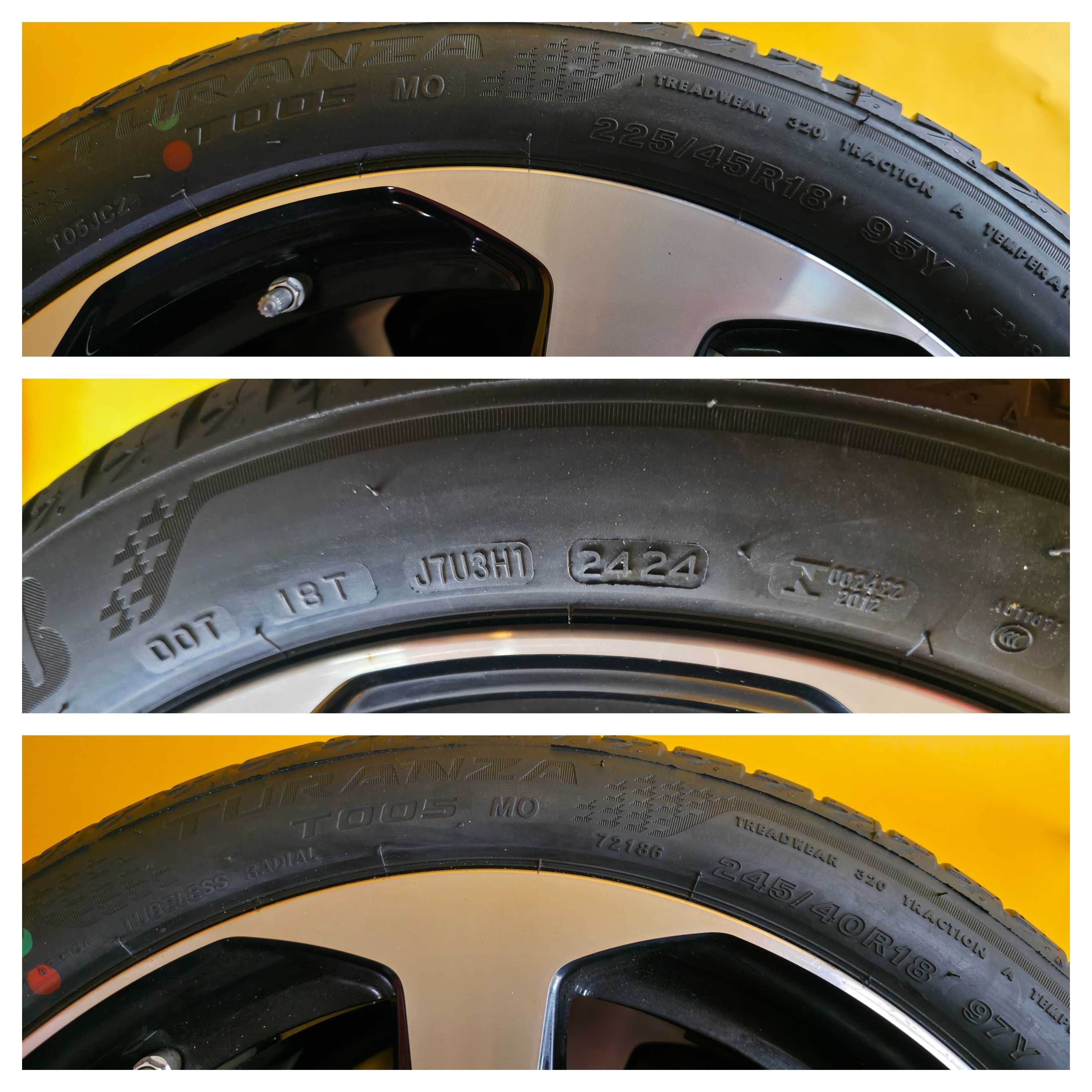 ROTI Jante Anvelope VARA NOI 5x112 18'' OE Mercedes C-Class W205 W206