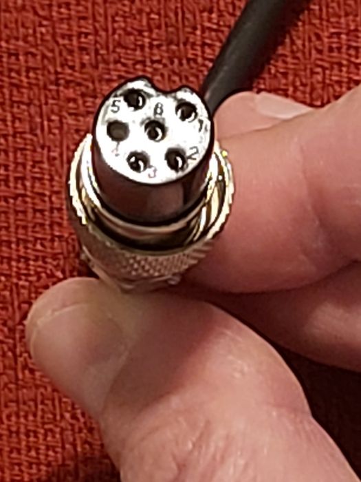 Microfon nou tip condensator cu 6 pini pt stație radio CB