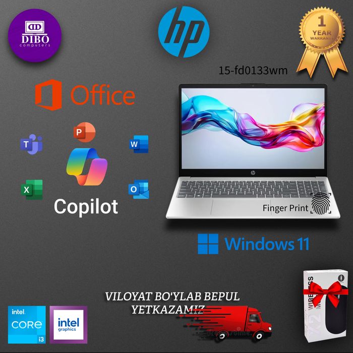 hp Laptop 15-fd0133wm NEW !