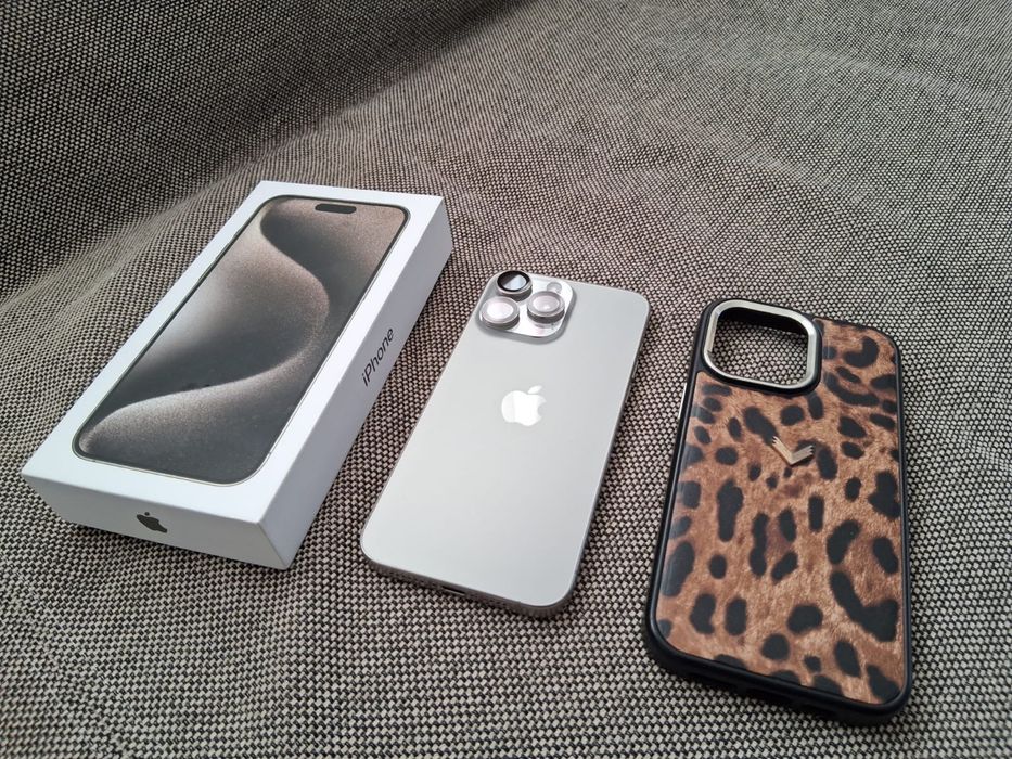 Iphone 15 PRO MAX Natural Titanium 256GB IN GARANTIE