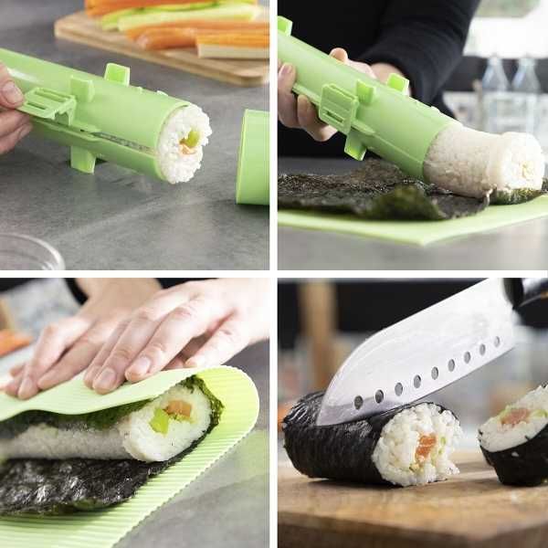Set sushi cu retete si instructiuni de preparare, pentru incepatori