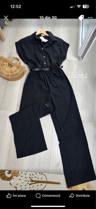 Salopeta dama negru L