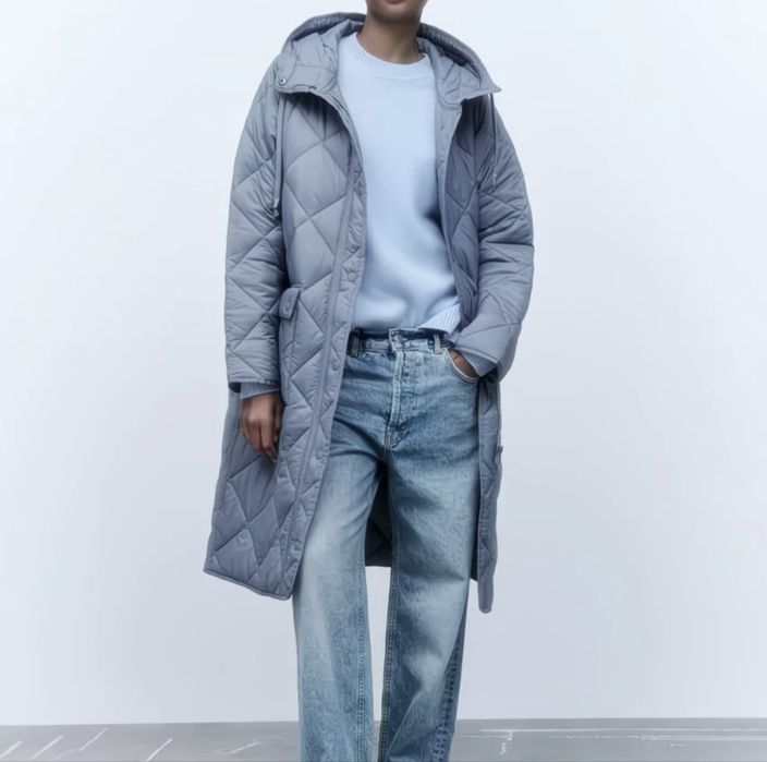 Пуховик ZARA зима осень весна