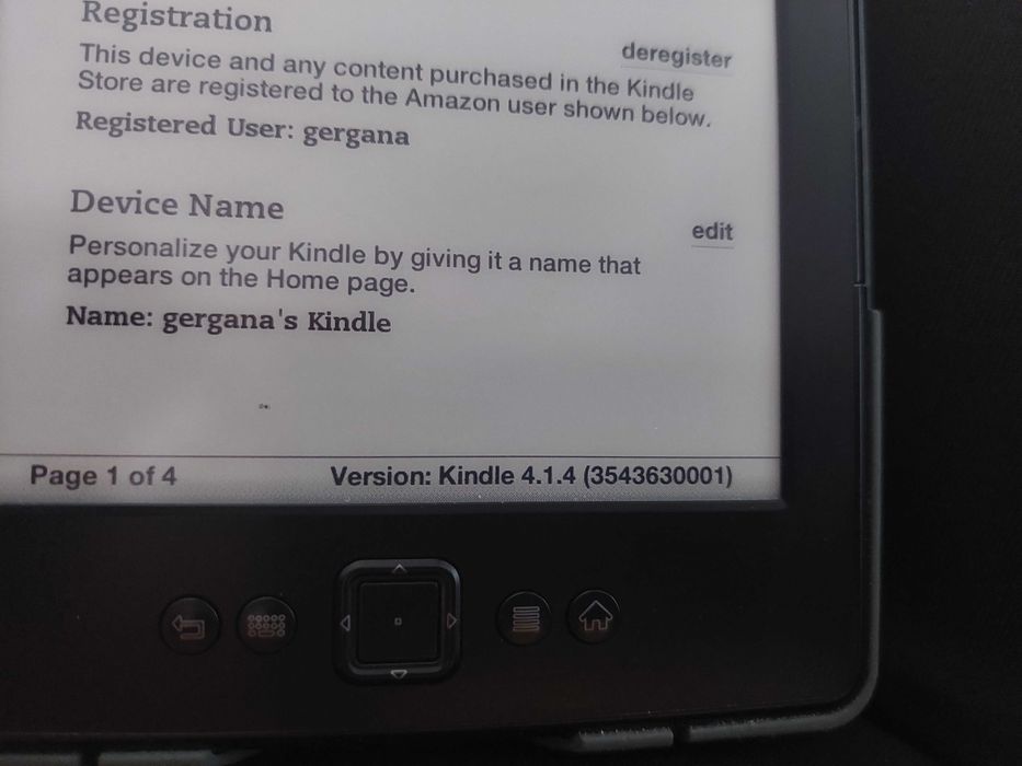 Kindle 4 с калъф