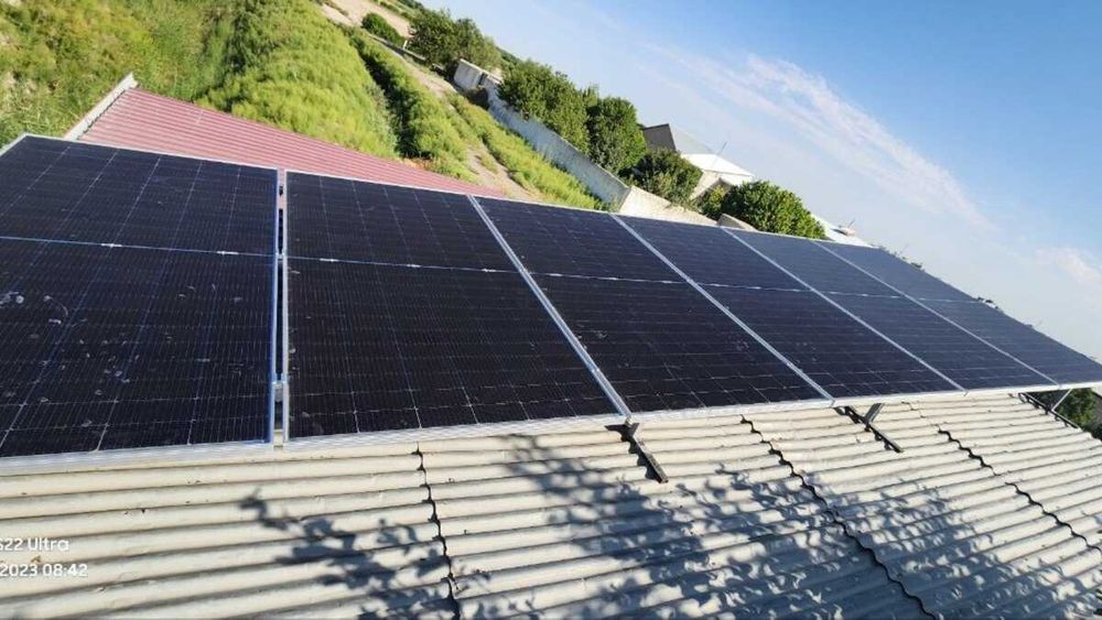 Quyosh panel oyiga 1500/3000 kvt ishlab chiqara oladi 25 yil kafolat