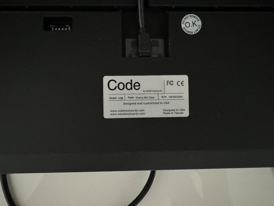 Tastatura mecanica Code Cherry Mx Clear