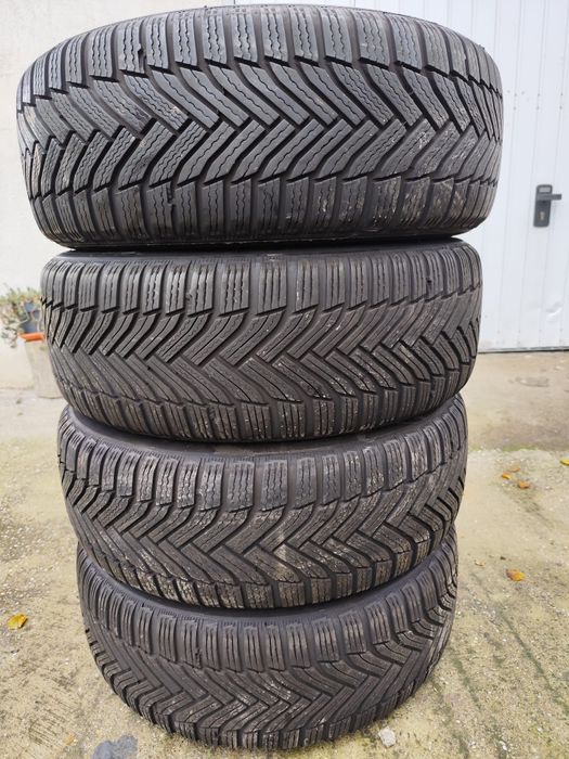 Jante Roti 5×112 R16 + anvelope iarna 215 60 R16 Michelin Skoda Passat