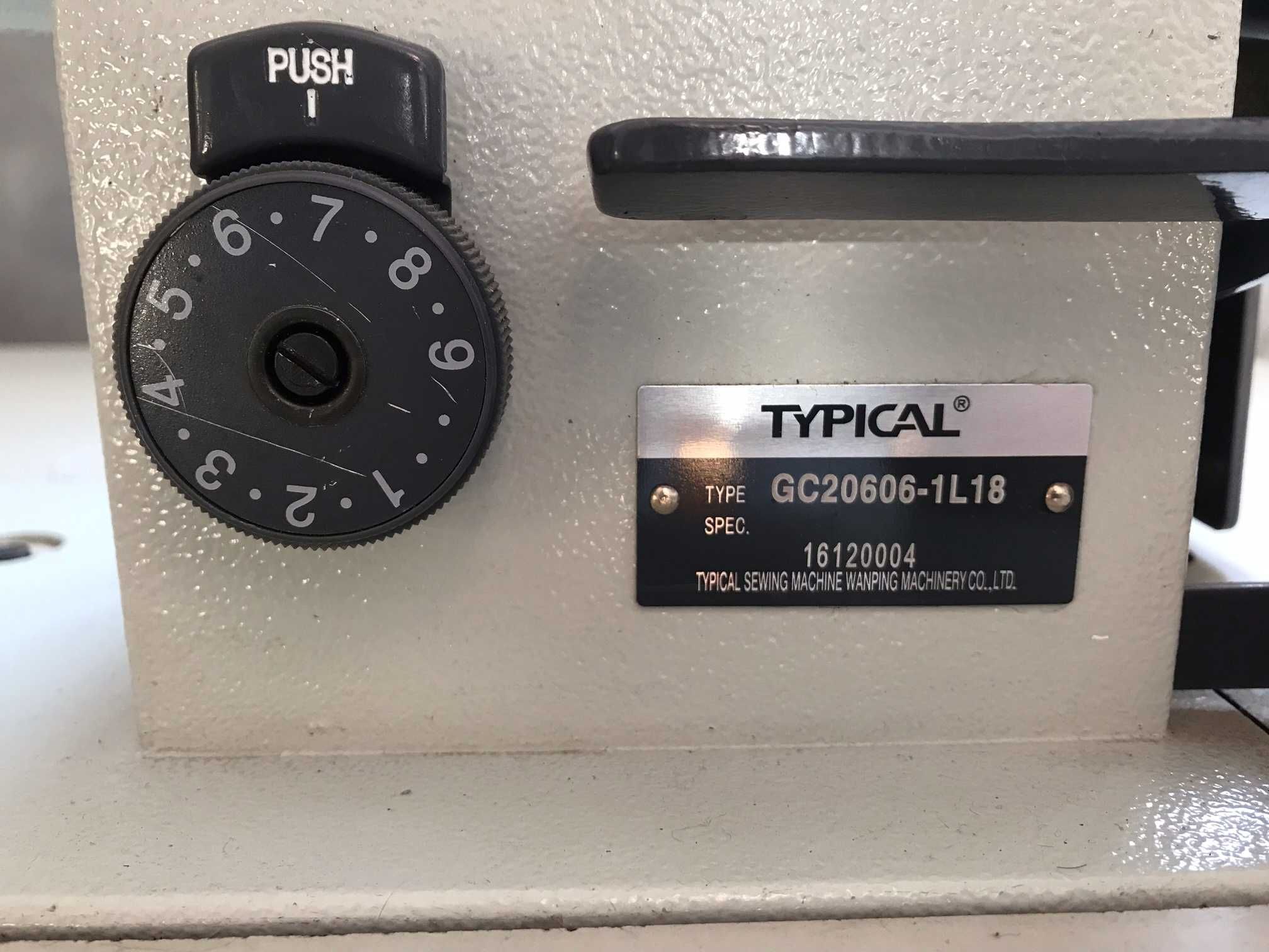 Швейная машинка TYPICAL для средних и тяжелых материалов.
