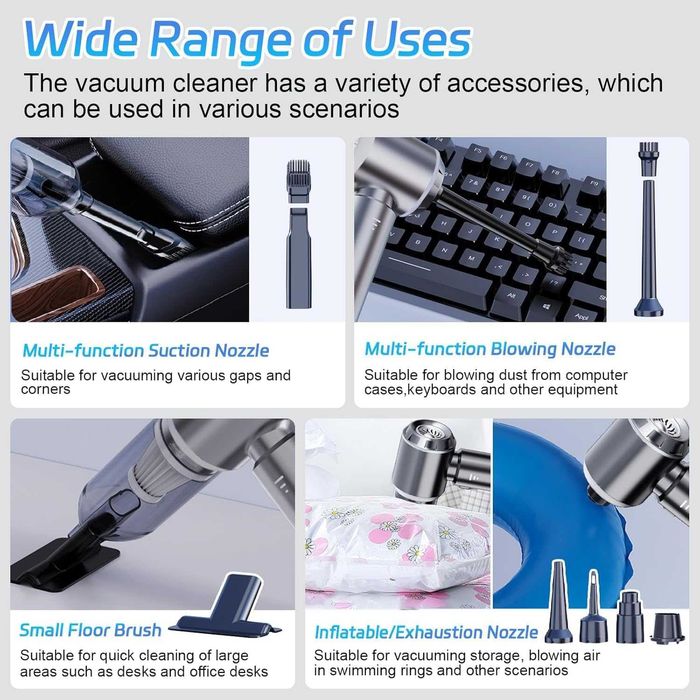 Безжична прахосмукачка за кола