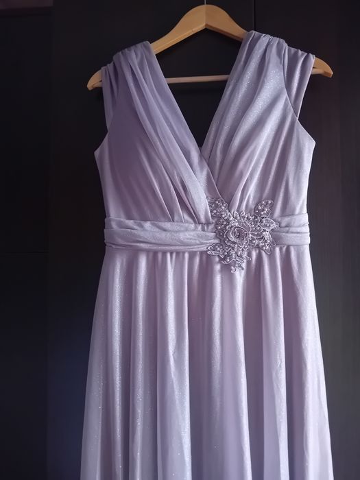 Rochie lila cu floare