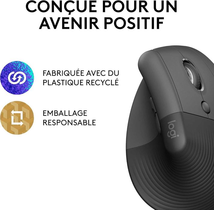 Безжична Мишка Logitech Lift Vertical