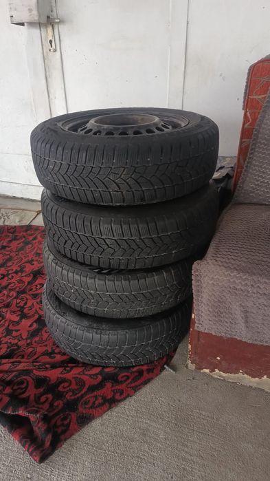 Jante honda jazz cu anvelope +capace