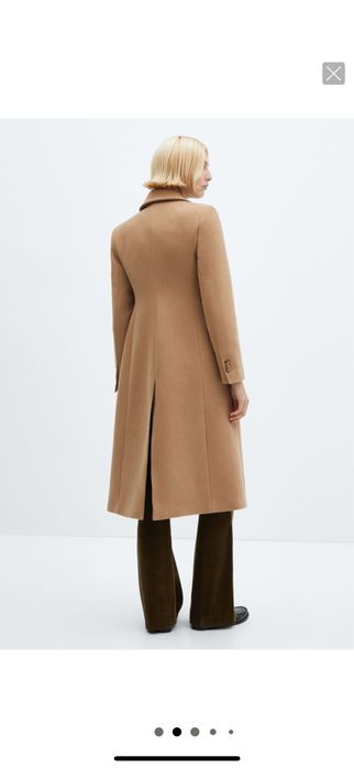 Палто Mango XXS с вълна