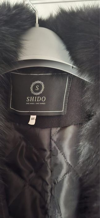 Palton cu blana naturala