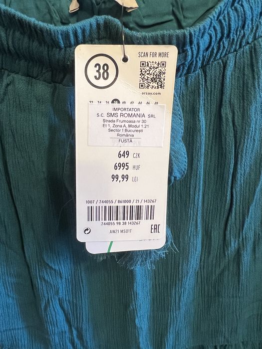 Fustă marca ORSAY, nouă, cu etichetă