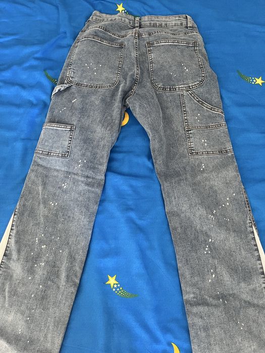 Blugi Flared cu design