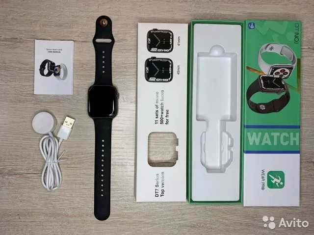 DT7 Max iWatch 7  Full ekran LUХ Смарт Часы с Безграничным экраном