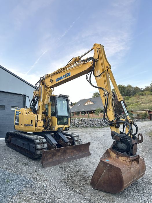 Excavator pe senile cu lama Komatsu PC138 US-8 7200h/Powertilt/Pads90%