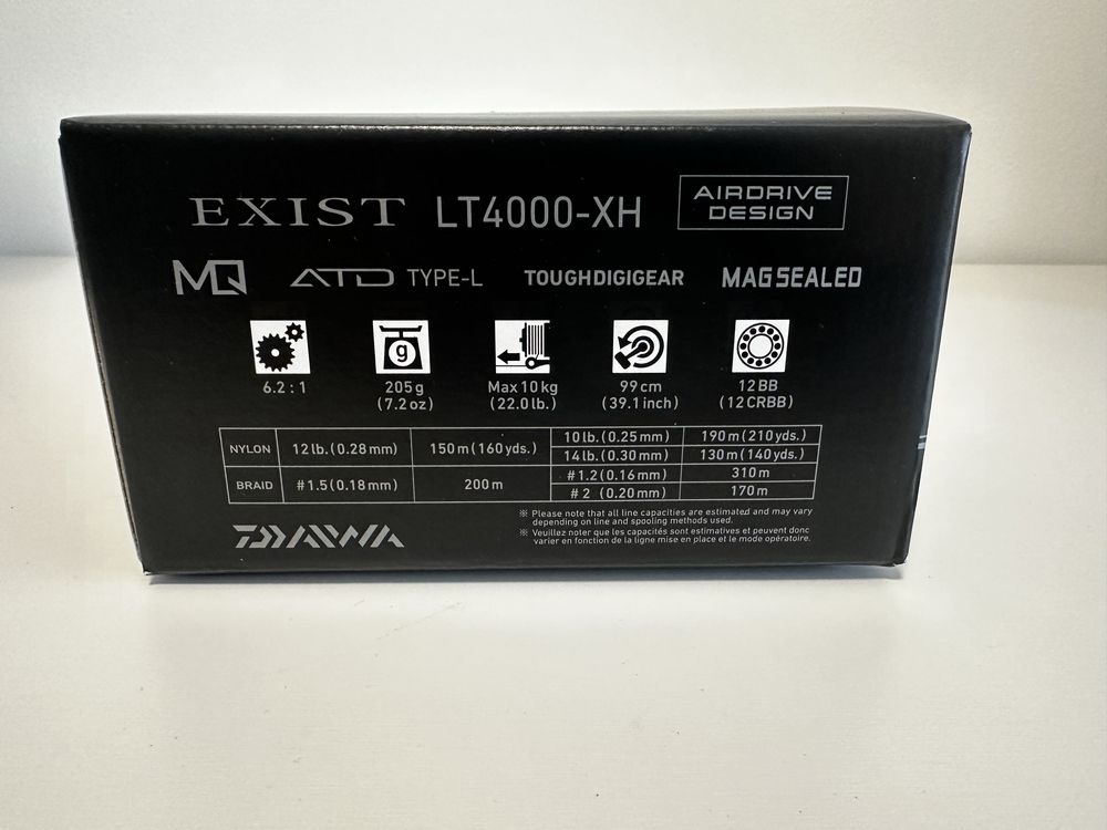 Daiwa Exist 22 Exist LT4000-XH Noua Sigilata