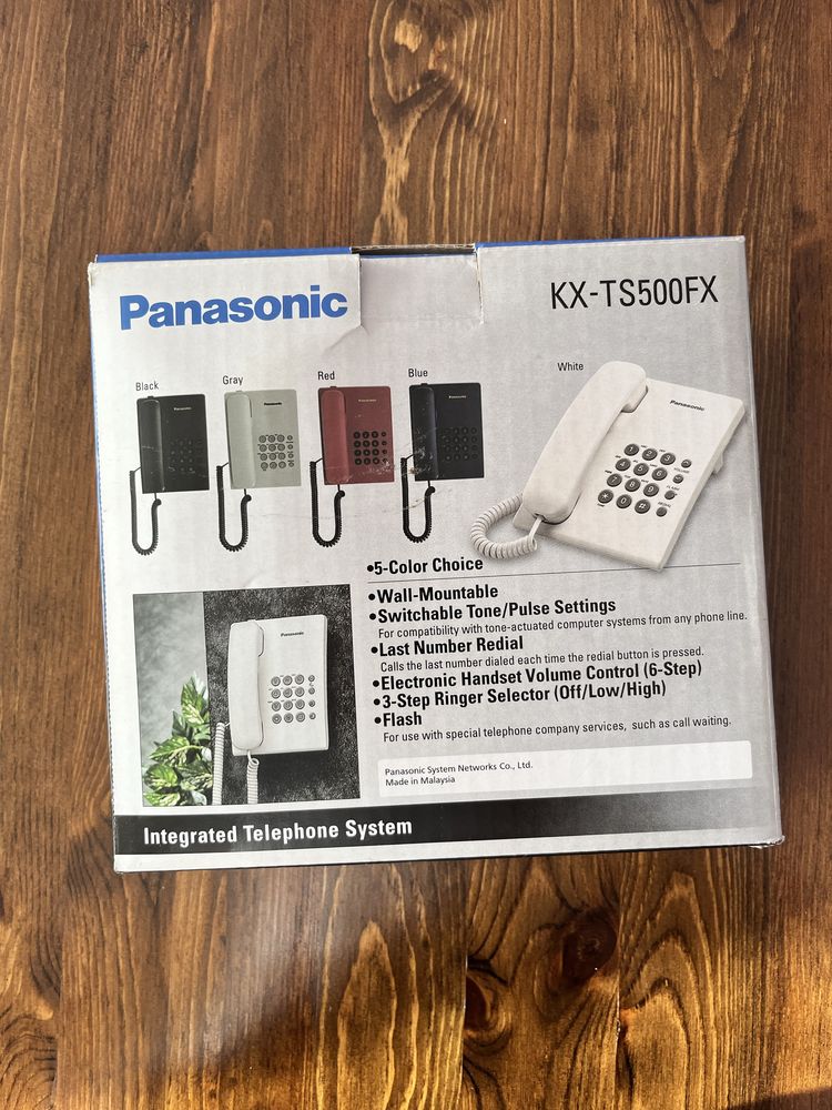 НОВ Стационарен Телефон Panasonic