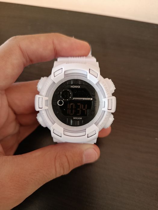 Часовник HONHX Бял/White