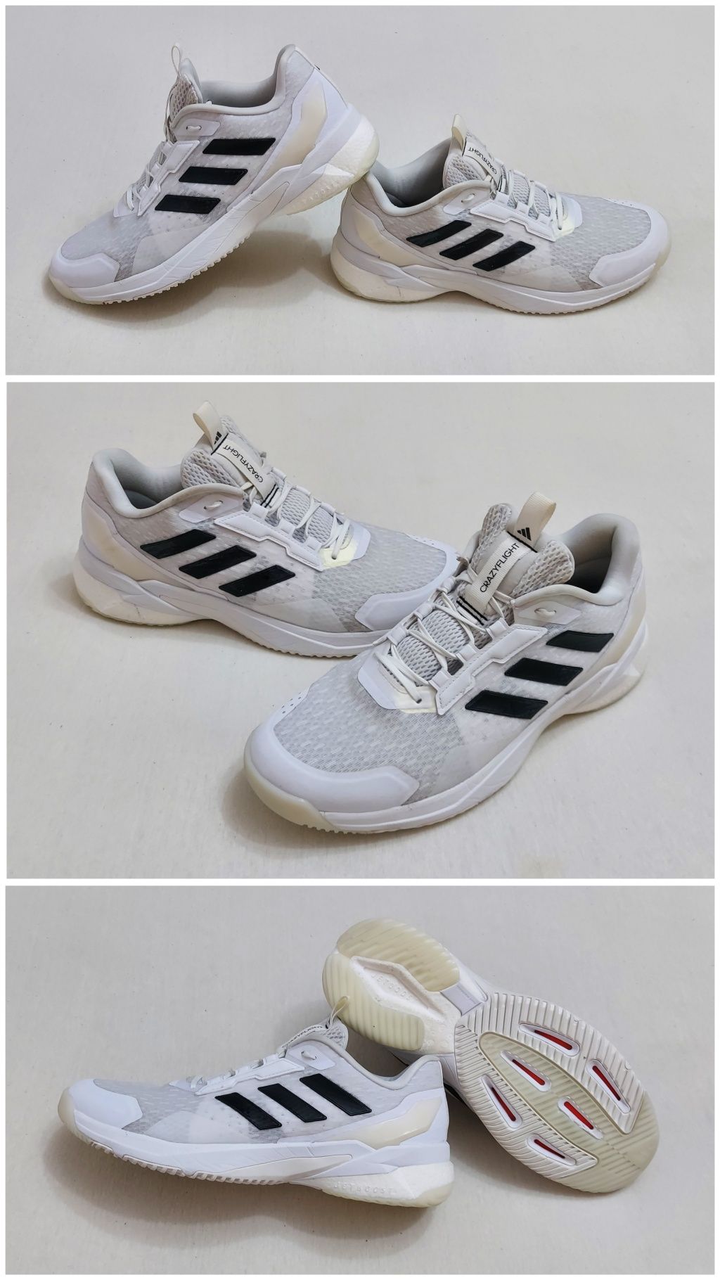 Pantofi sport Adidas Crazyflight 5 M, încălțăminte interior Nr 43 1/3