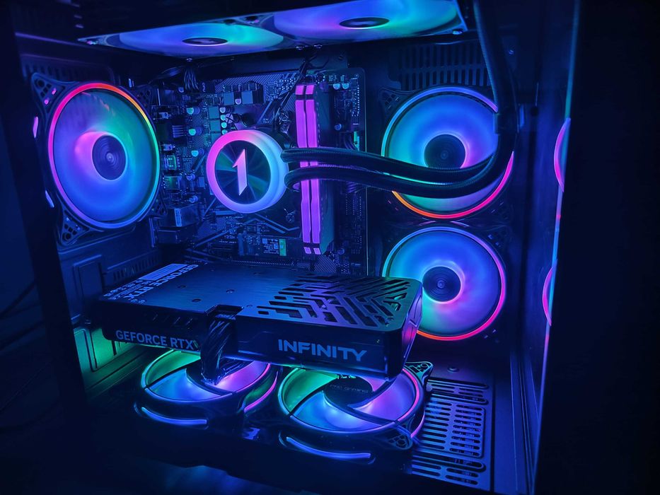 NOU Unitate PC Sistem GAMING, Ryzen 7 5700x,32gb DDR4,RTX 5060,m.2 1TB