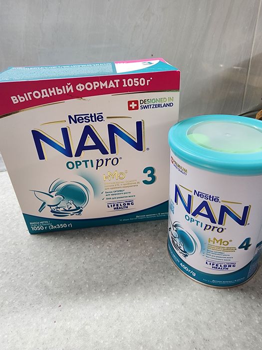 Смесь детская NAN 3 и 4