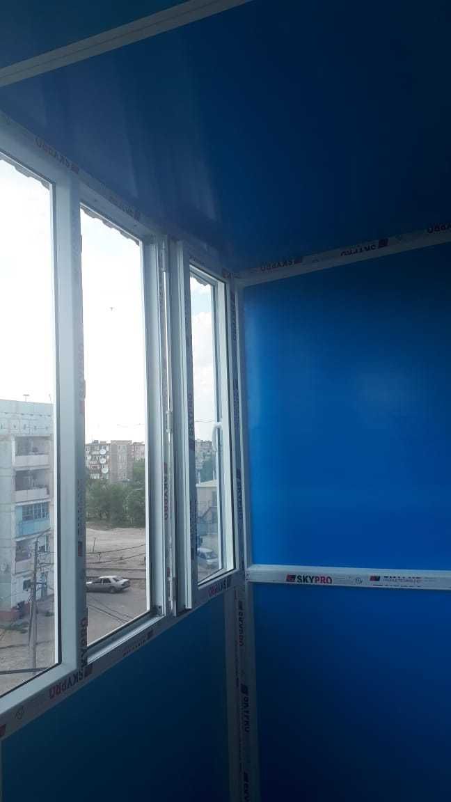 Пластиковые окна двери витражи балконы
 в г.Жезкаган и Сатпаев