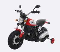 Motocicleta electrica pentru copii BT307 60W CU ROTI Gonflabile #Rosu