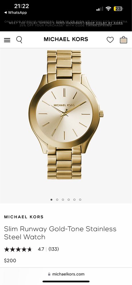 Продам женские часы Michael kors