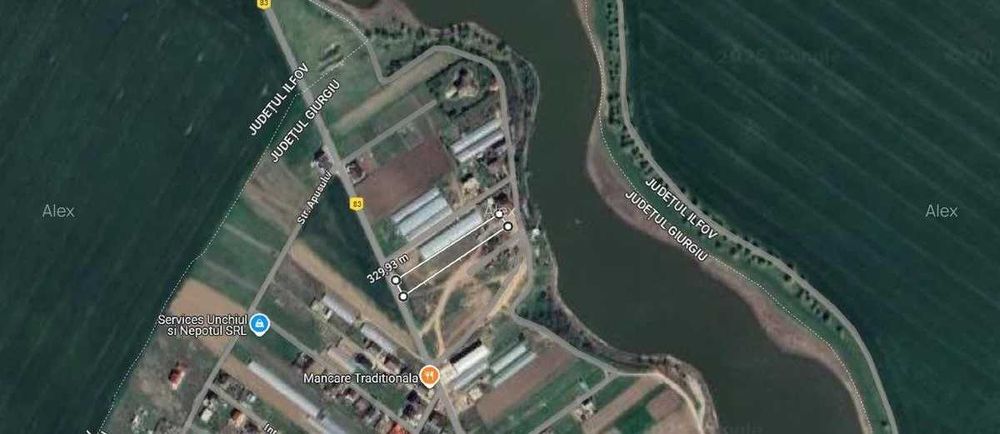 Teren Deschidere la lac 3560mp Com. Berceni Dobreni Vidra