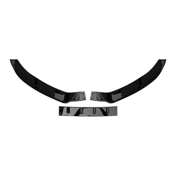 Lip prelungire bara fata S4 Design Audi A4 B8 2009-2012 negru lucios