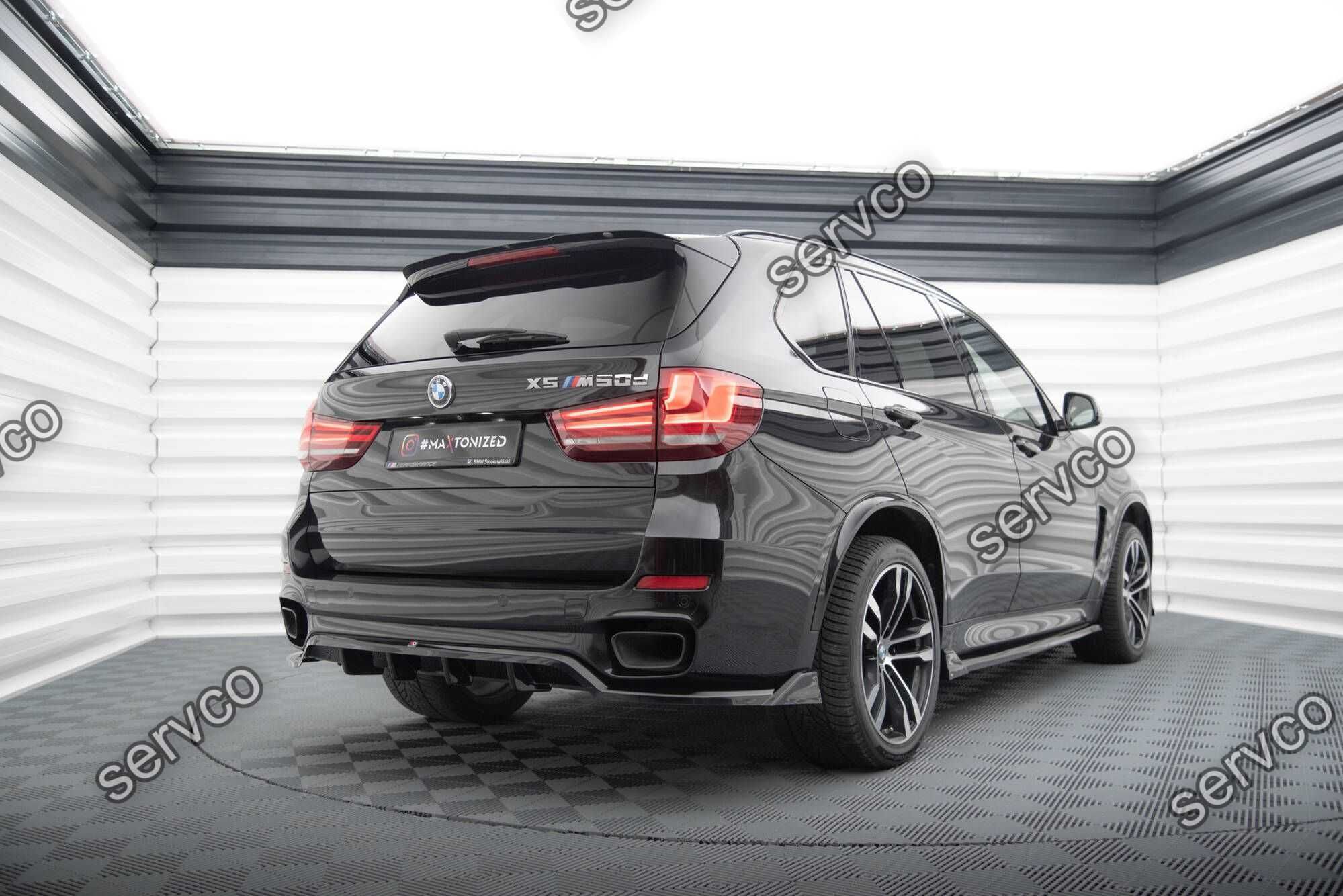 Prelungire bara spate Bmw X5 F15 M-Pack 2013-2018 v5 - Maxton Design