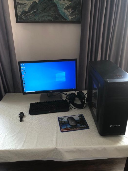 Игровой компьютер в сборе