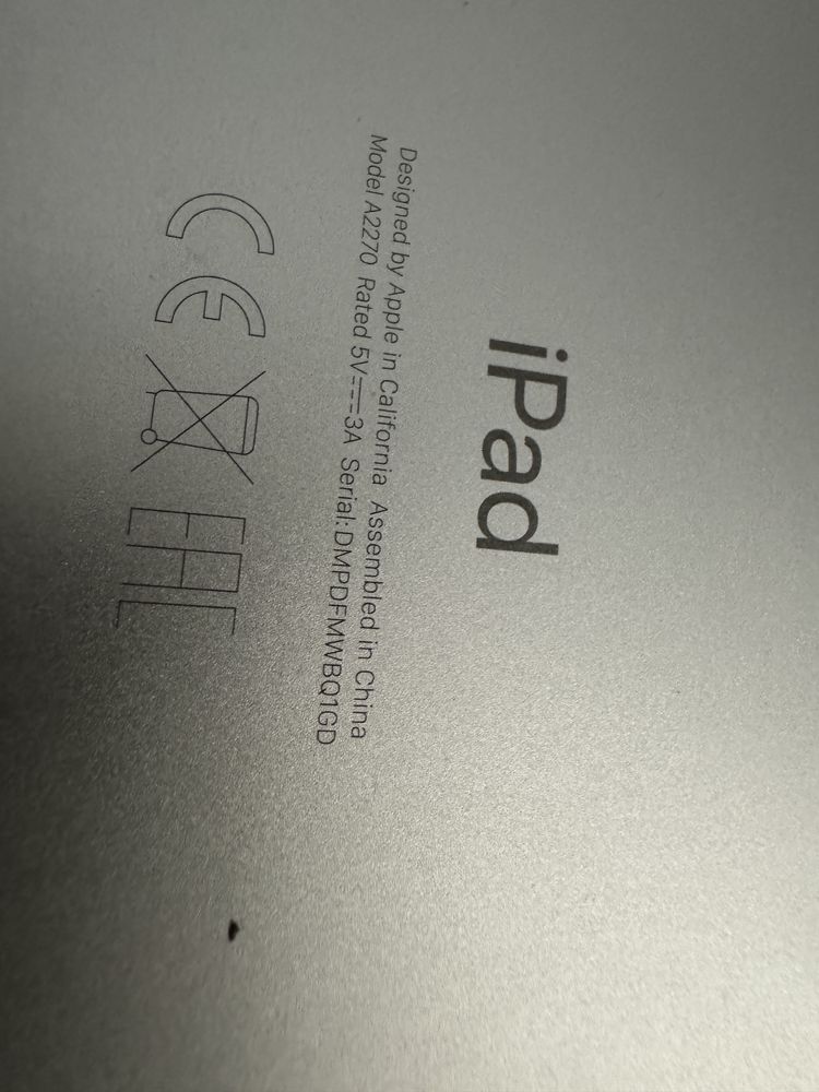 Apple iPad 8 (2020), 10.2", 32GB, Wi-Fi, Space Grey