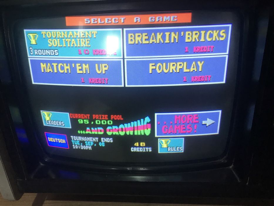 Joc vechi de noroc anii 90 arcade, slot, păcănele Tournament Megatouch