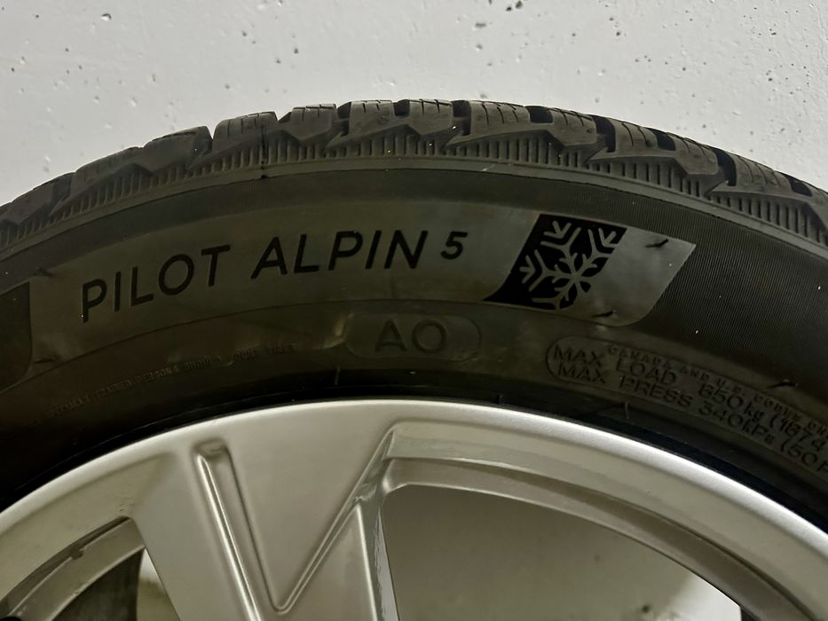 Set roti iarna Audi A6 originale - Michelin Pilot Alpin 5 AO 225/55R18