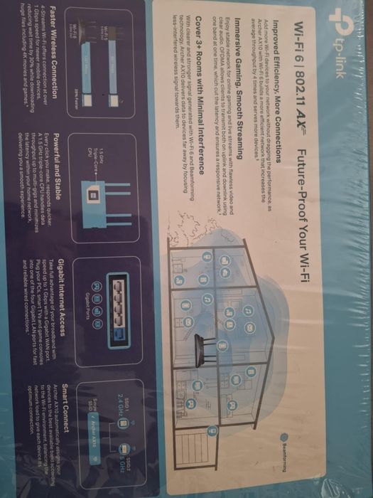 Wi-Fi 6  Router Archer AX10
