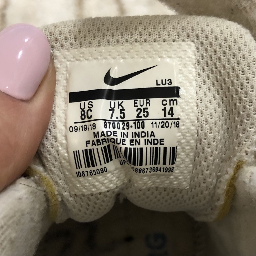 Nike оригинал 25 размер кроссовки