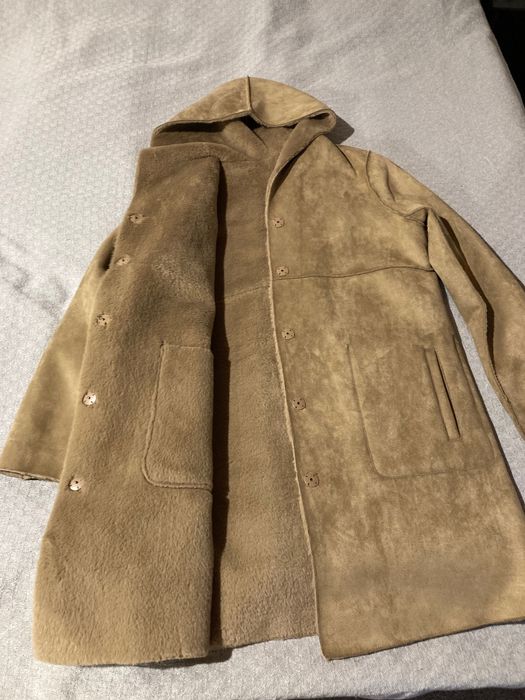 Дамски кожух, двулицев