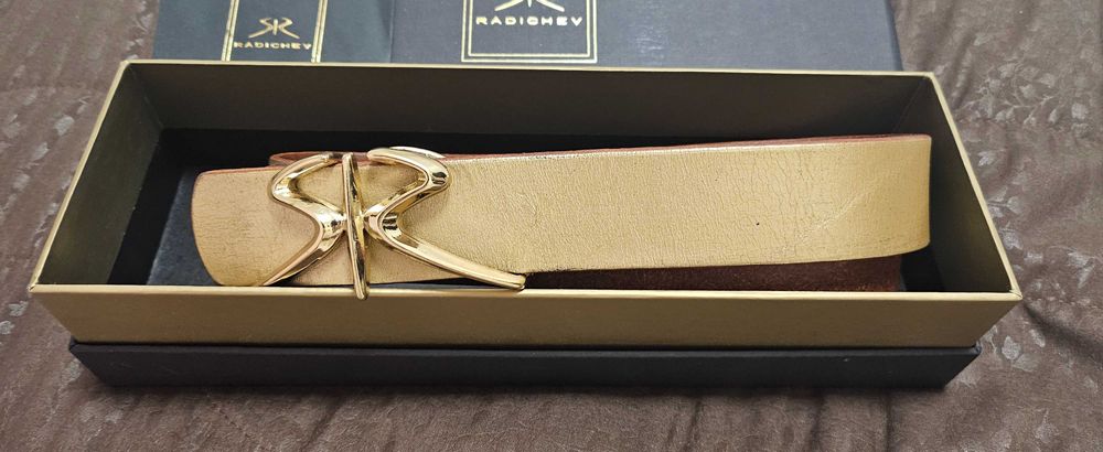 Стоян Радичев, колан, естествена кожа