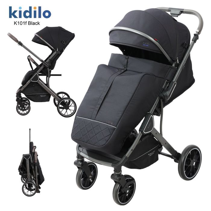 Новая коляска Kidilo 6521b black