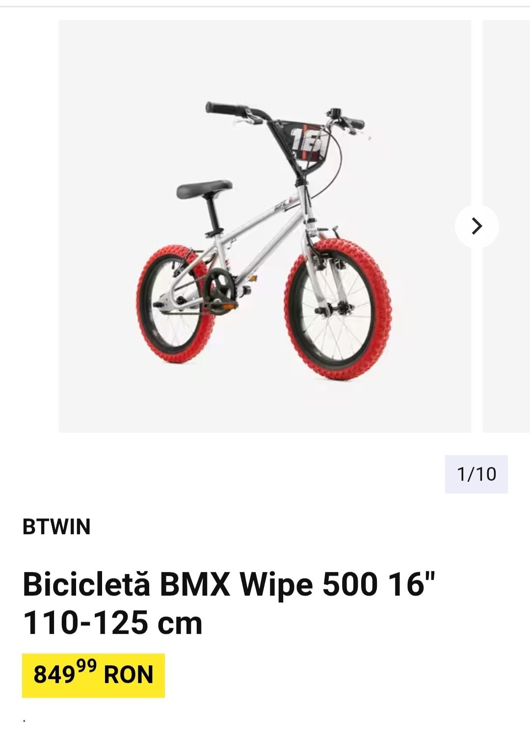 Vând bicicleta 4 ---7 ani